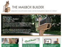 Tablet Screenshot of mailboxbuilder.com
